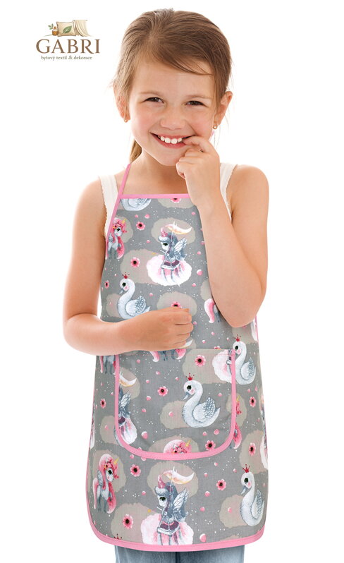 Dětská zástěrka jednorožec