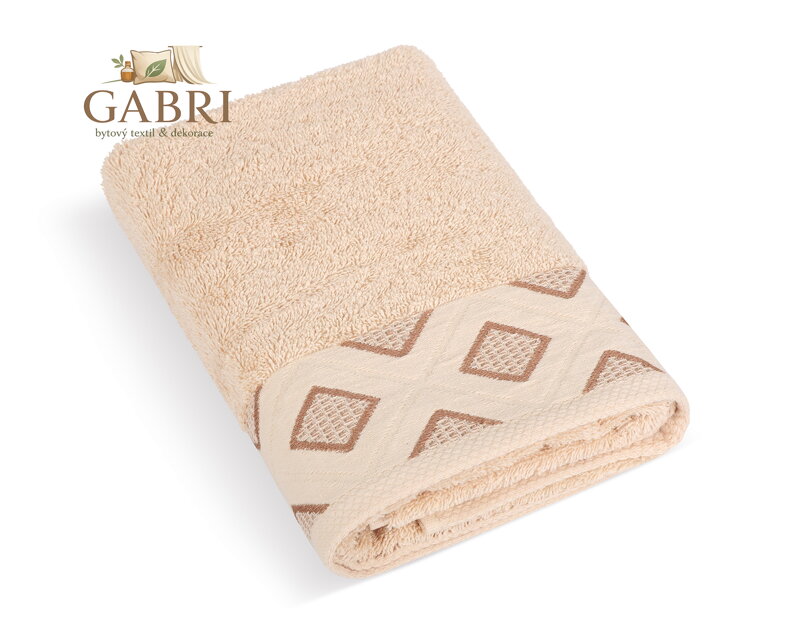 Froté osuška Diamant 70x140cm 500g béžová