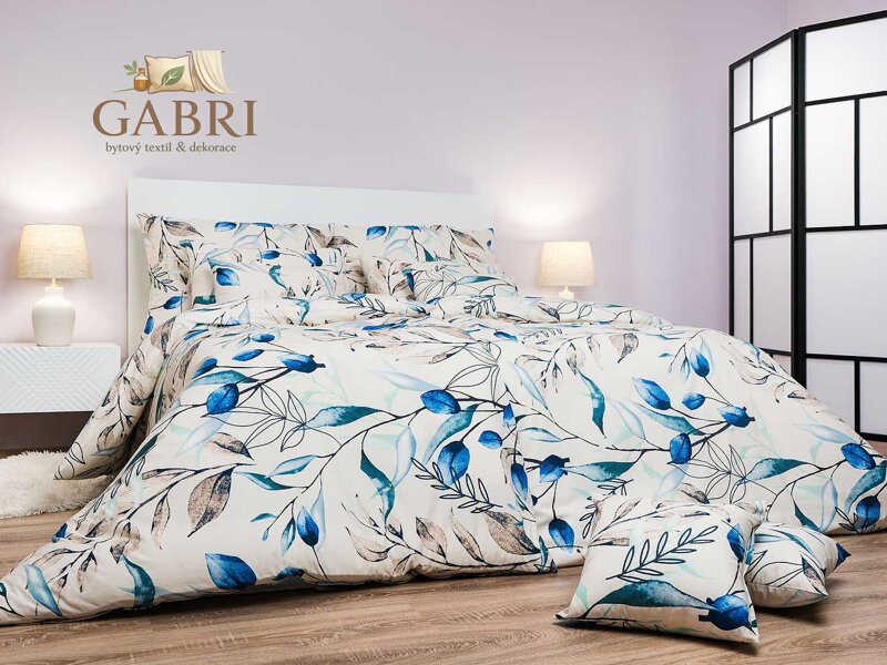 Povlečení krep Milaya banán 140x220, 70x90 cm