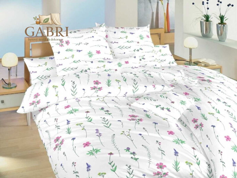 Dadka Povlečení krep Herbal starorůžový 140x200, 70x90 cm