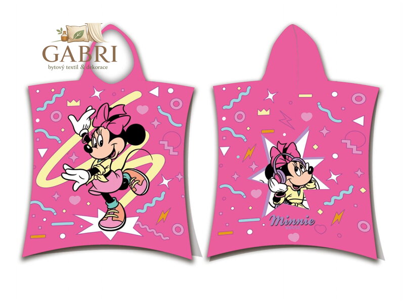 Pončo Minnie Sparkle 50x115 cm