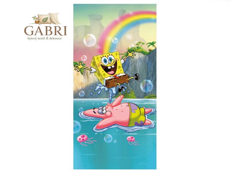 Osuška Sponge Bob Tropical Duo 70x140