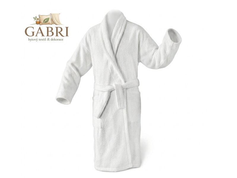 Froté župan hotel 2S Terry bílá velikost XXL