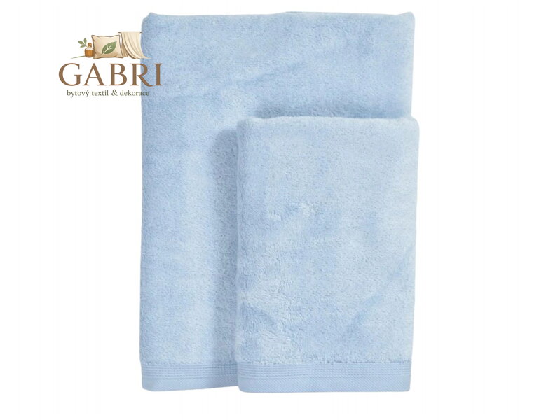 Bambusový ručník ARIA modrý 50x100 cm