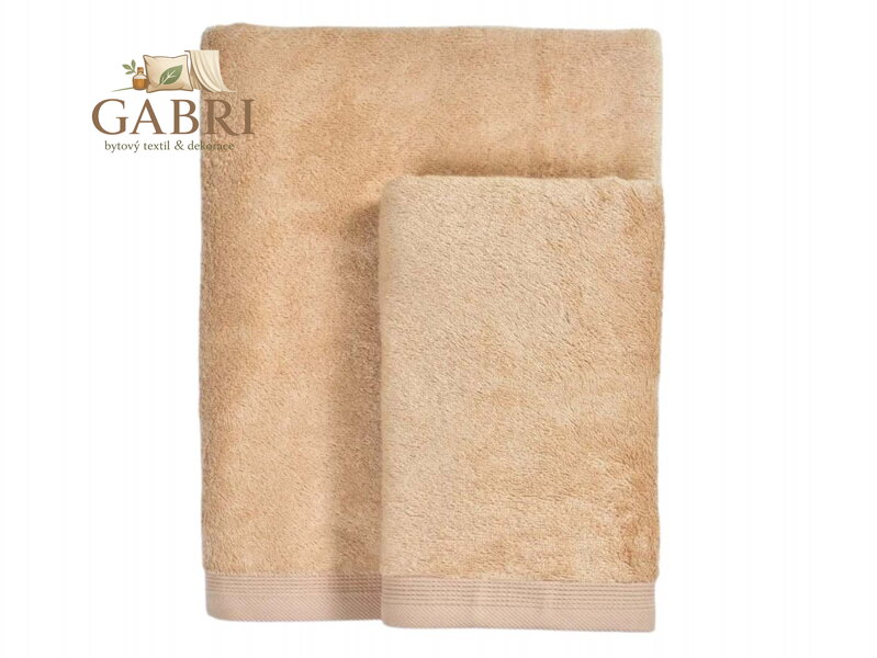 Bambusový ručník ARIA béžový 50x100 cm