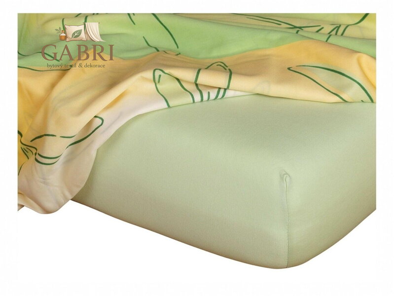 Jersey prostěradlo 60x120x10 cm II.jakost hrášek