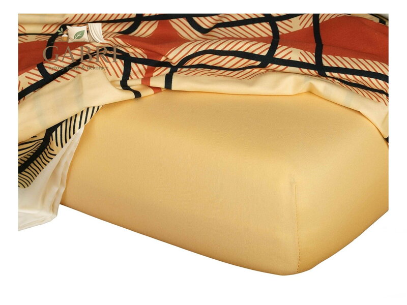 Jersey prostěradlo okr