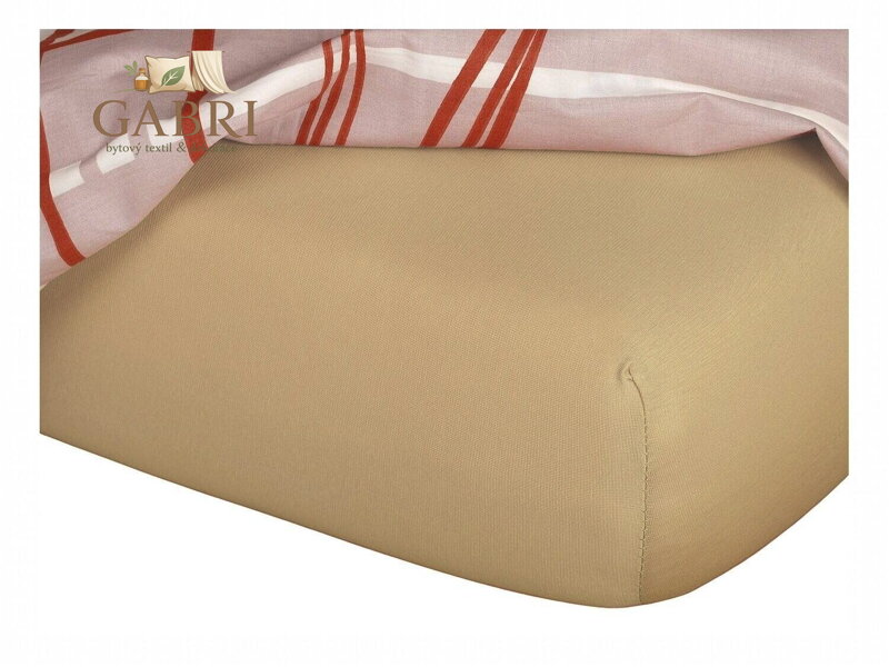 Jersey prostěradlo opál