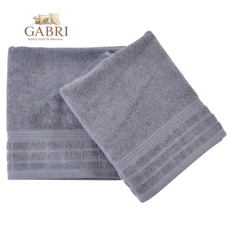 Praktik Osuška RINGO 70x140 cm šedá