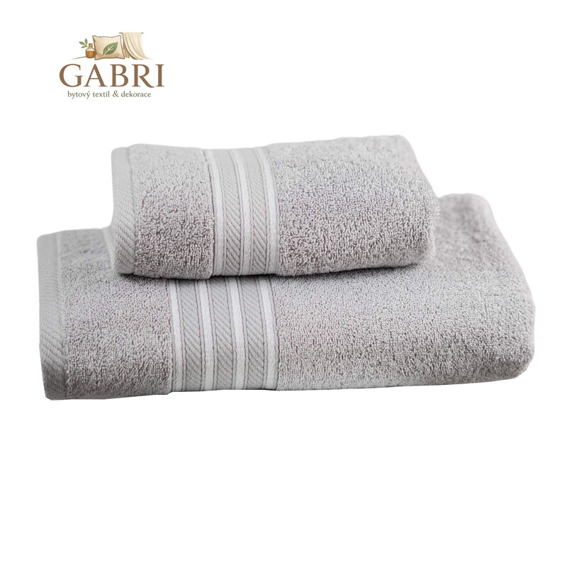 PEMITEX Ručník RELAX 50x90 cm světle šedá