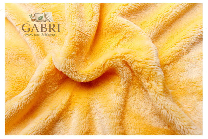 Svitap Prostěradlo mikroflanel žluté 90x200x20 cm