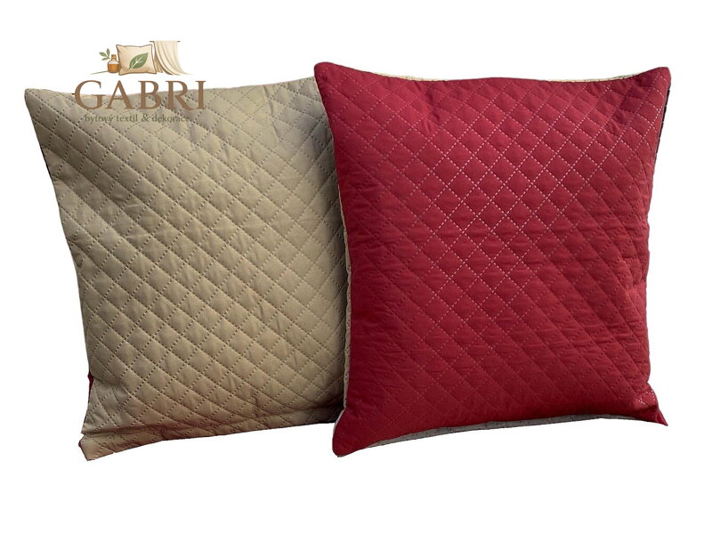 Dadka Povlak Ultra 51R-06-95 oříšek/vínová 40x40 cm