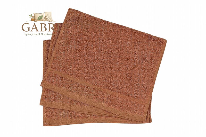 Profod Ručník Sofie hnědá 30x50 cm
