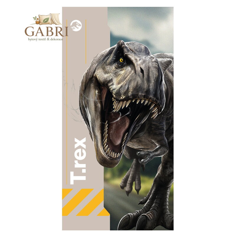 Jerry Fabrics Osuška Jurský svět Rebirth 70x140 cm