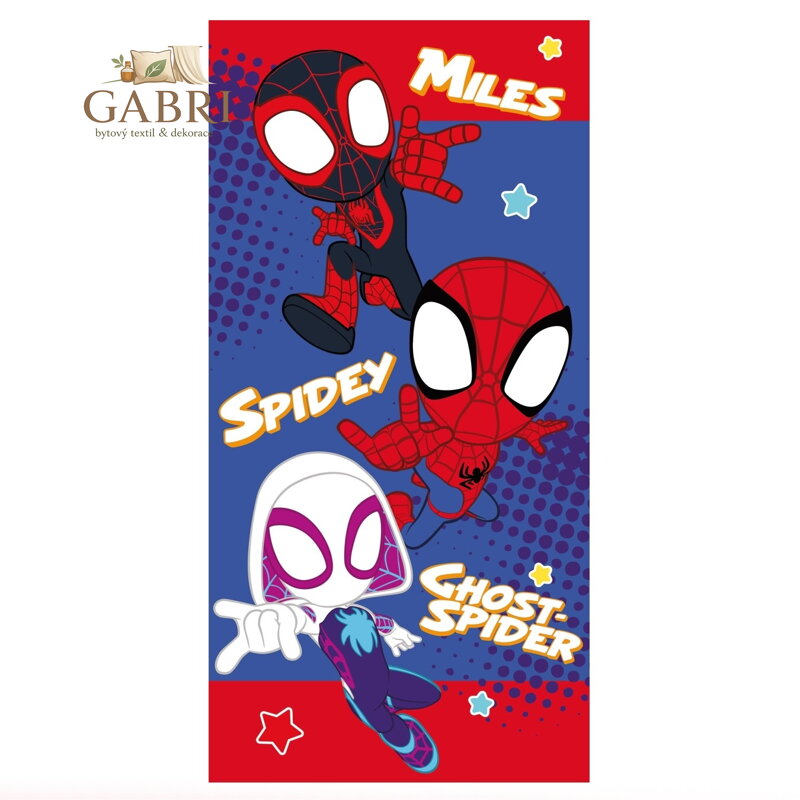 Jerry Fabrics Osuška Spidey 70x140 cm