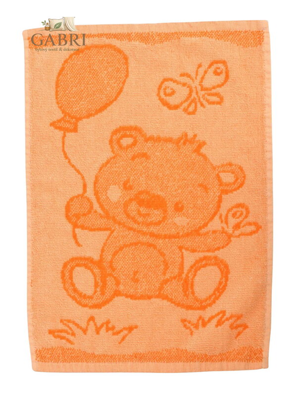 Profod Dětský ručník Bear orange 30x50 cm