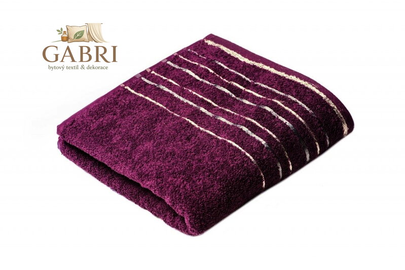 Praktik Ručník Zara 50x100 cm bordó