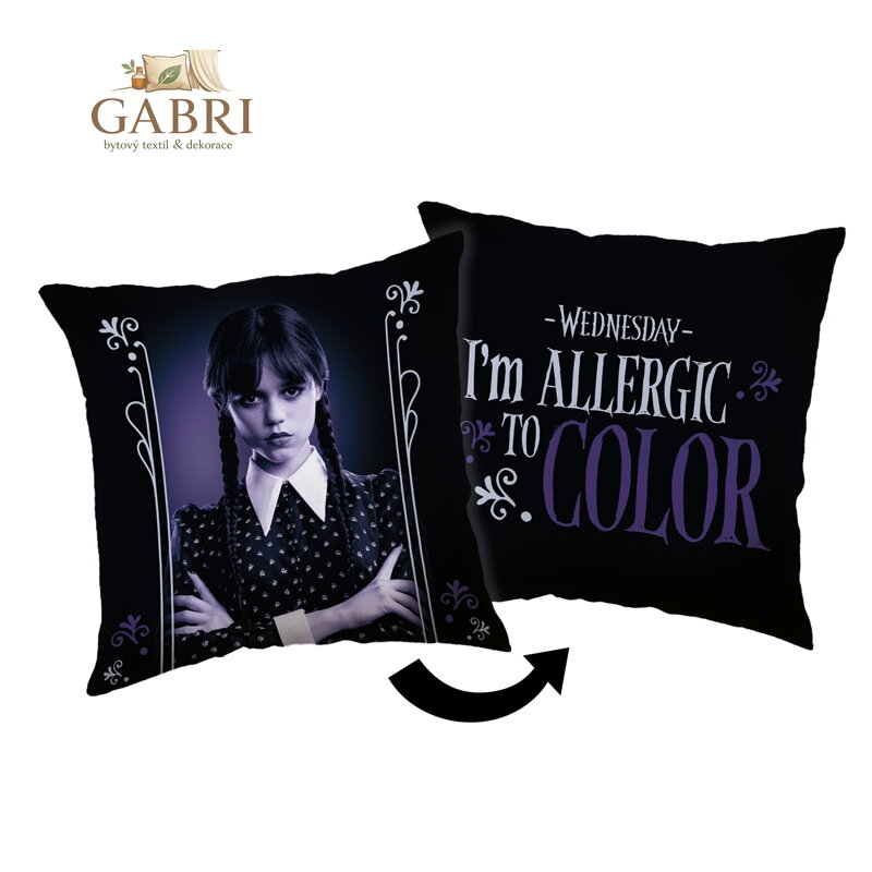 Jerry Fabrics Povlak na polštářek Wednesday Color 40x40 cm