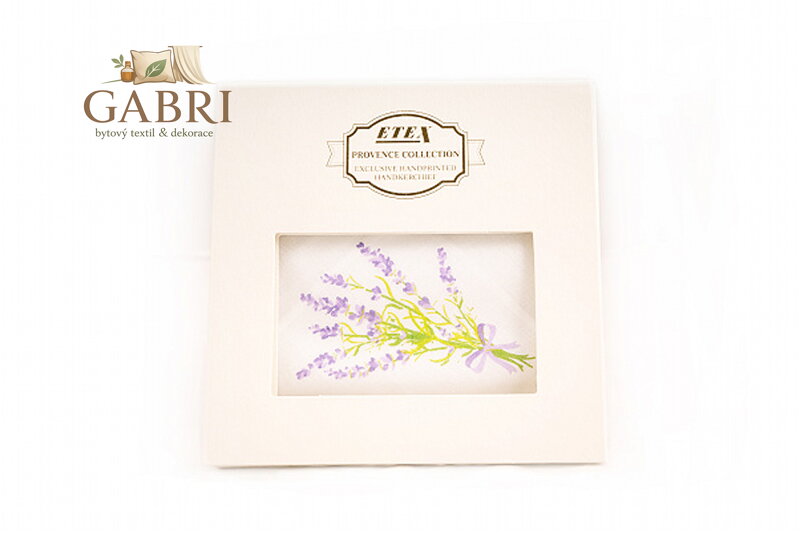ETEX s.r.o. Kapesník L35 dárková krabička Levandule (1 ks)