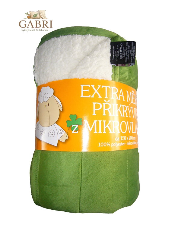 Svitap Deka mikrovlákno Ovce prošev kiwi 150x200 cm