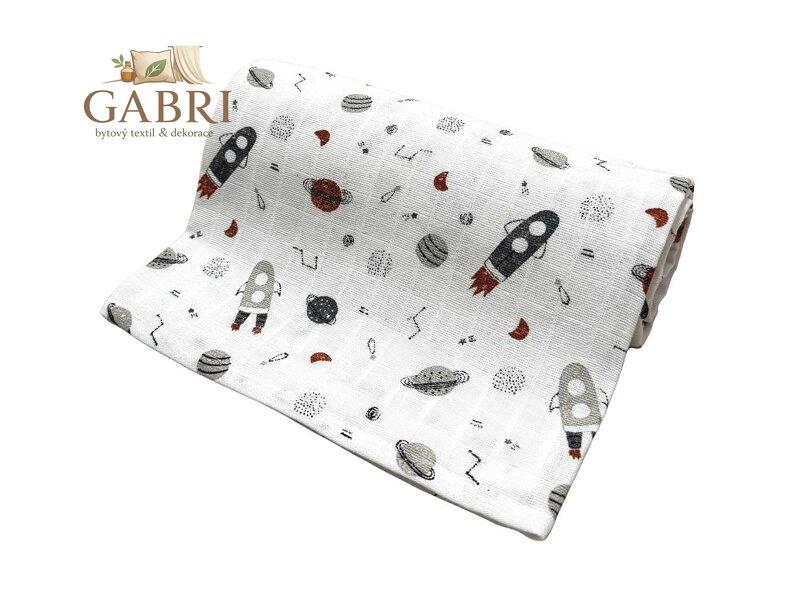 PREM INTERNACIONAL Tetra osuška 90x100 cm Vesmír (balení 1 ks)