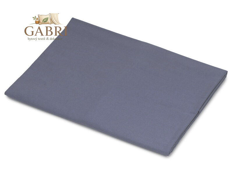 Dadka Bavlněná plachta tmavě šedá  140x240 cm