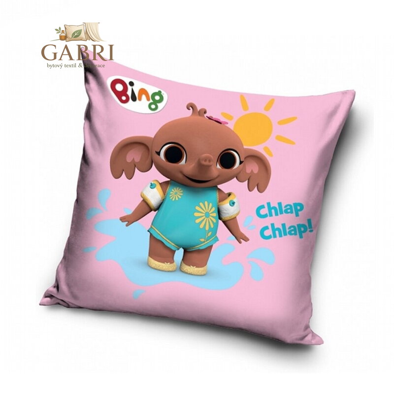 Carbotex Povlak na polštář Zajíček Bing Sula 40x40 cm