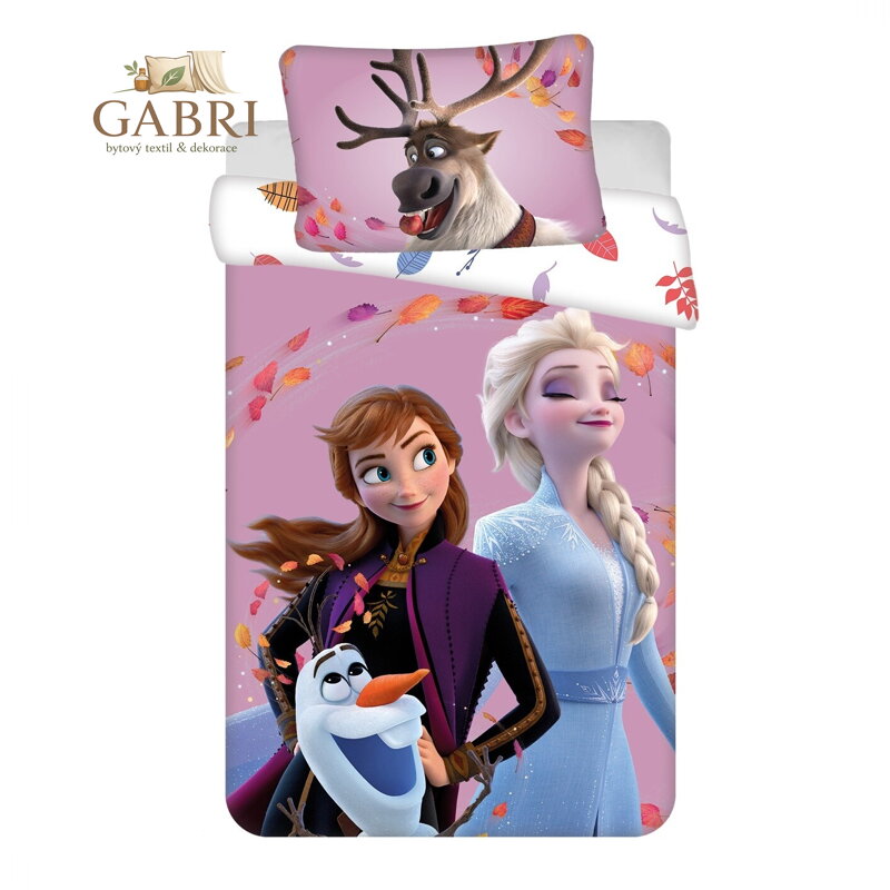 Jerry Fabrics Disney povlečení do postýlky Frozen 2 Wind 03 baby 100x135, 40x60 cm