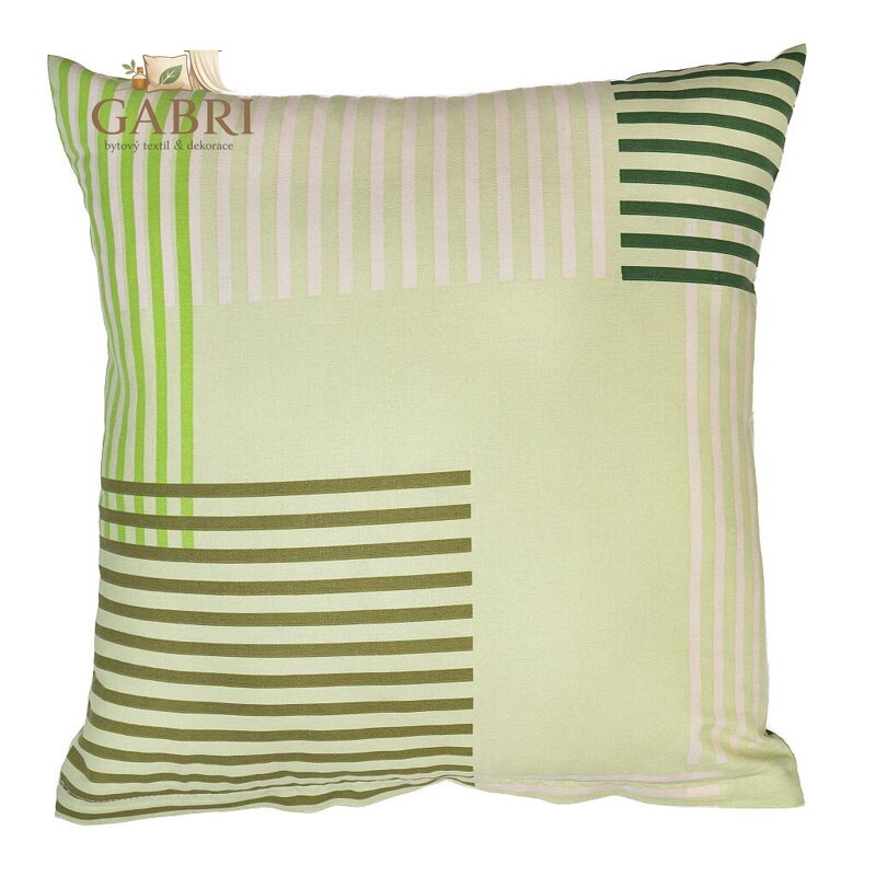 Povlak na polštář bavlna Patrik zelený