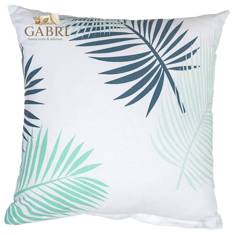 Povlak bavlna Peříčka mentolová