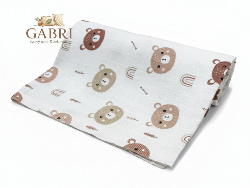 Tetra osuška 90x100 cm Méďa šíp (balení 1 ks)