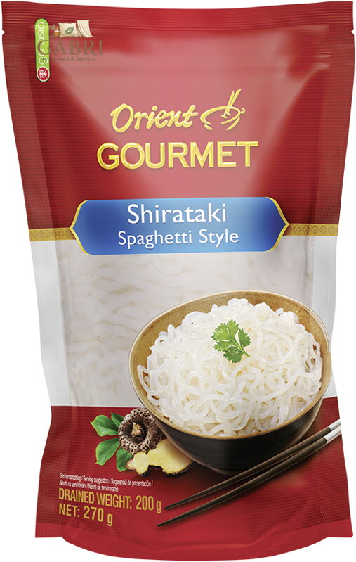 Orient Gourmet Shirataki ve tvaru špaget v nálevu 270 g