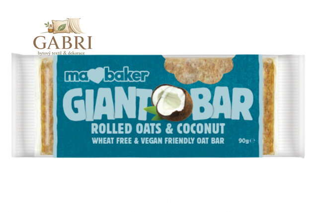 Obří ovesná tyčinka KOKOSOVÁ- Ma baker 90g