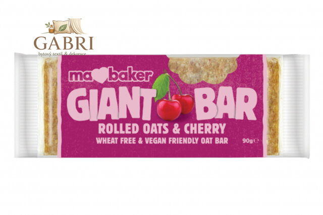 Obří ovesná tyčinka VIŠŇOVÁ - Ma baker 90g