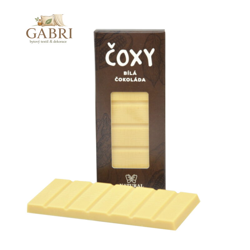 ČOXY - bílá čokoláda s xylitolem - Natural 50g