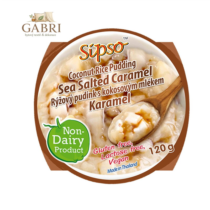 Rýžový pudink s kokosovým mlékem s karamelem - Sipso 120g