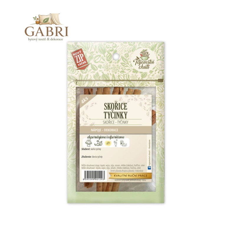 Skořice tyčinky 4ks