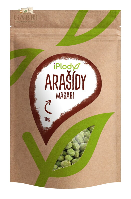 iPlody Arašídy s příchutí wasabi 1kg