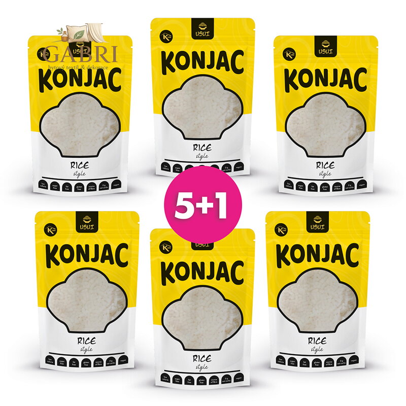 Usui Konjaková rýže v nálevu 5+1 zdarma