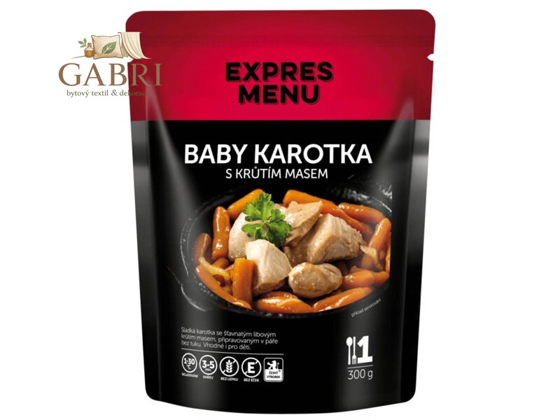 EM Krůtí maso s baby karotkou 300 g