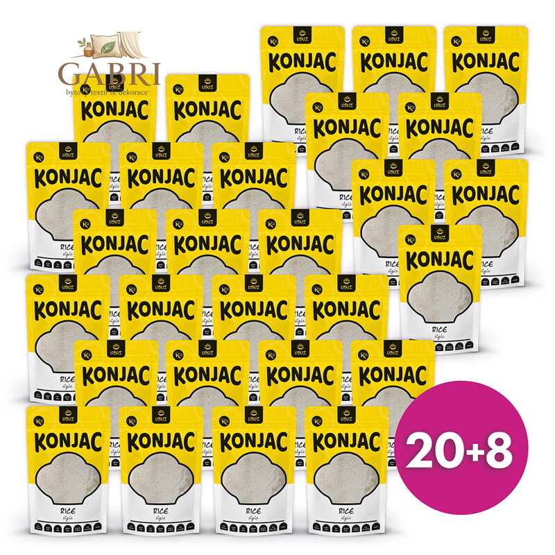 Usui Konjaková rýže v nálevu 20+8 zdarma