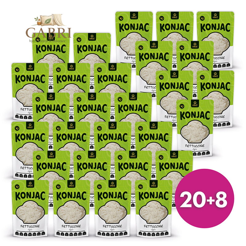 Usui konjakové fettuccine v nálevu 20+8 zdarma