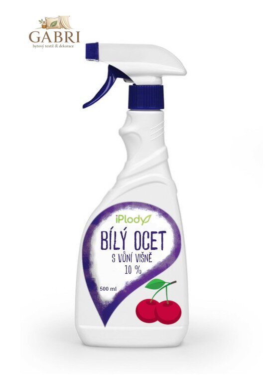 Ecorai Ocet bílý 10 % s vůní višně 500 ml rozprašovač
