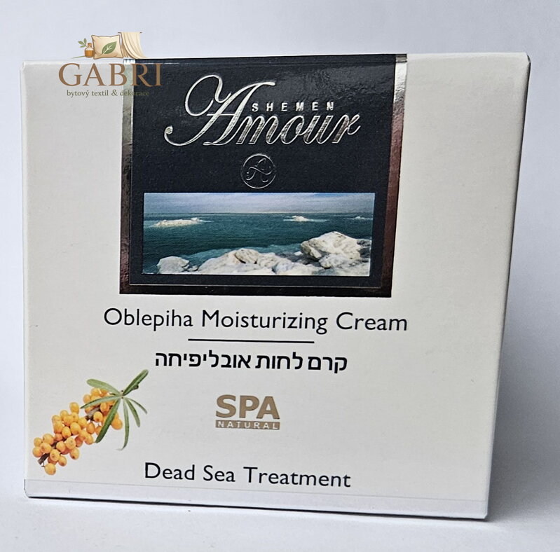 Hydratační krém s rakytníkem a minerály Mrtvého moře 50 ml Shemen Amour