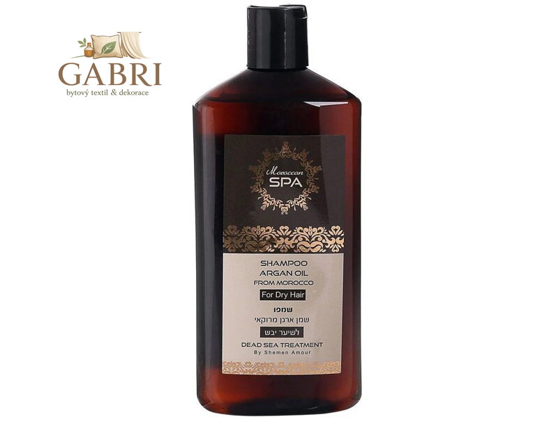 Marocký šampon s arganovým olejem pro suché vlasy 500 ml