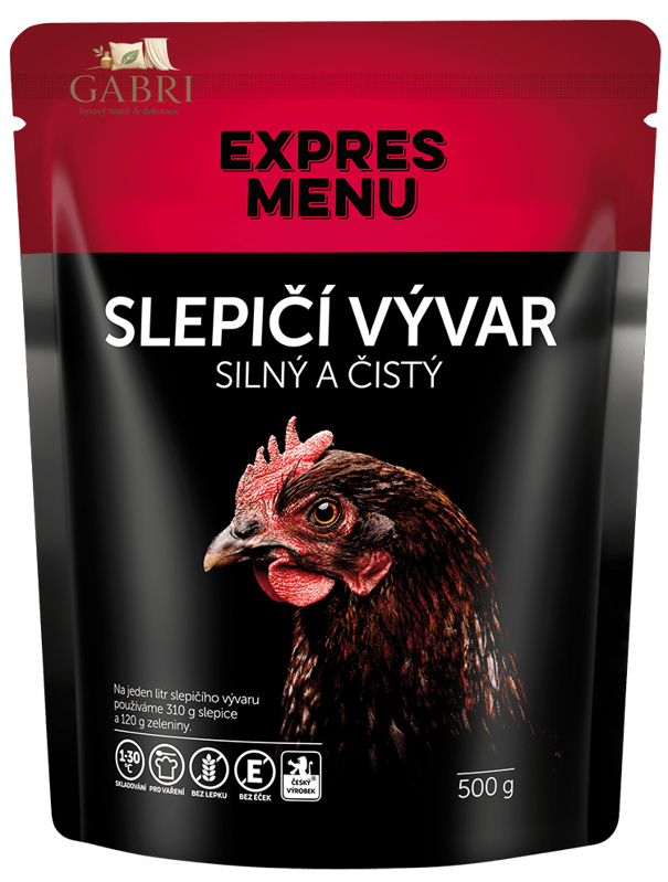 Expres Menu Slepičí vývar, silný a čistý 500 g