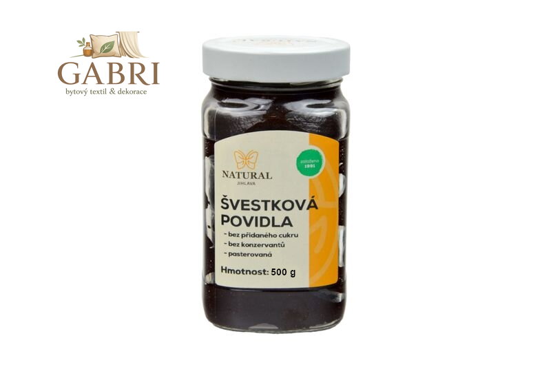 Švestková povidla bez přidaného cukru 500 g