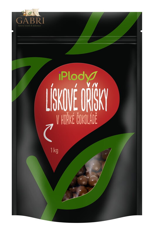 iPlody Lískové ořechy v hořké čokoládě 1kg