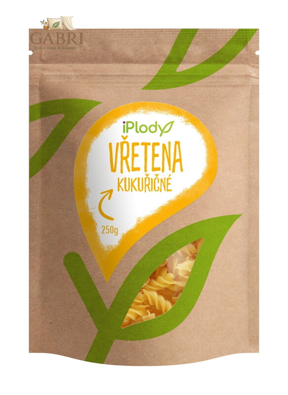 iPlody Kukuřičné těstoviny vřetena 250g
