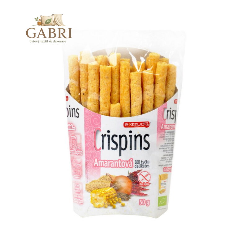 BIO CRISPINS tyčka amarantová delikates 50g